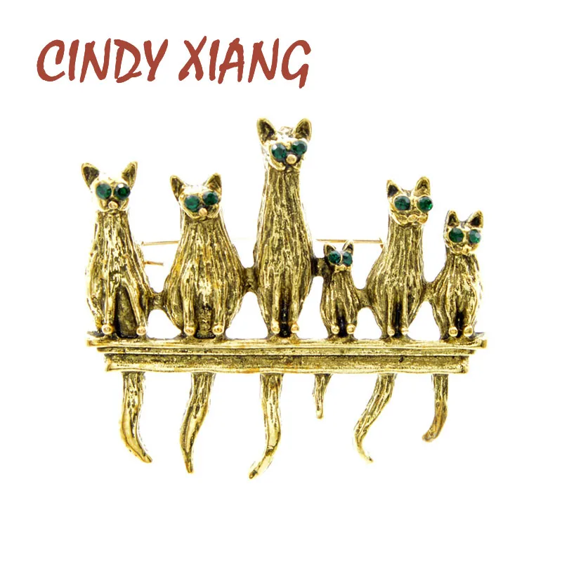 CINDY XIANG Стразы маленькая Автомобильная булавка броши для женщин Креативный