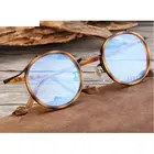 Оправа для очков в винтажном стиле NX для мужчин и женщин, оптические аксессуары в круглой оправе, чёрный Леопардовый цвет, в ретро стиле