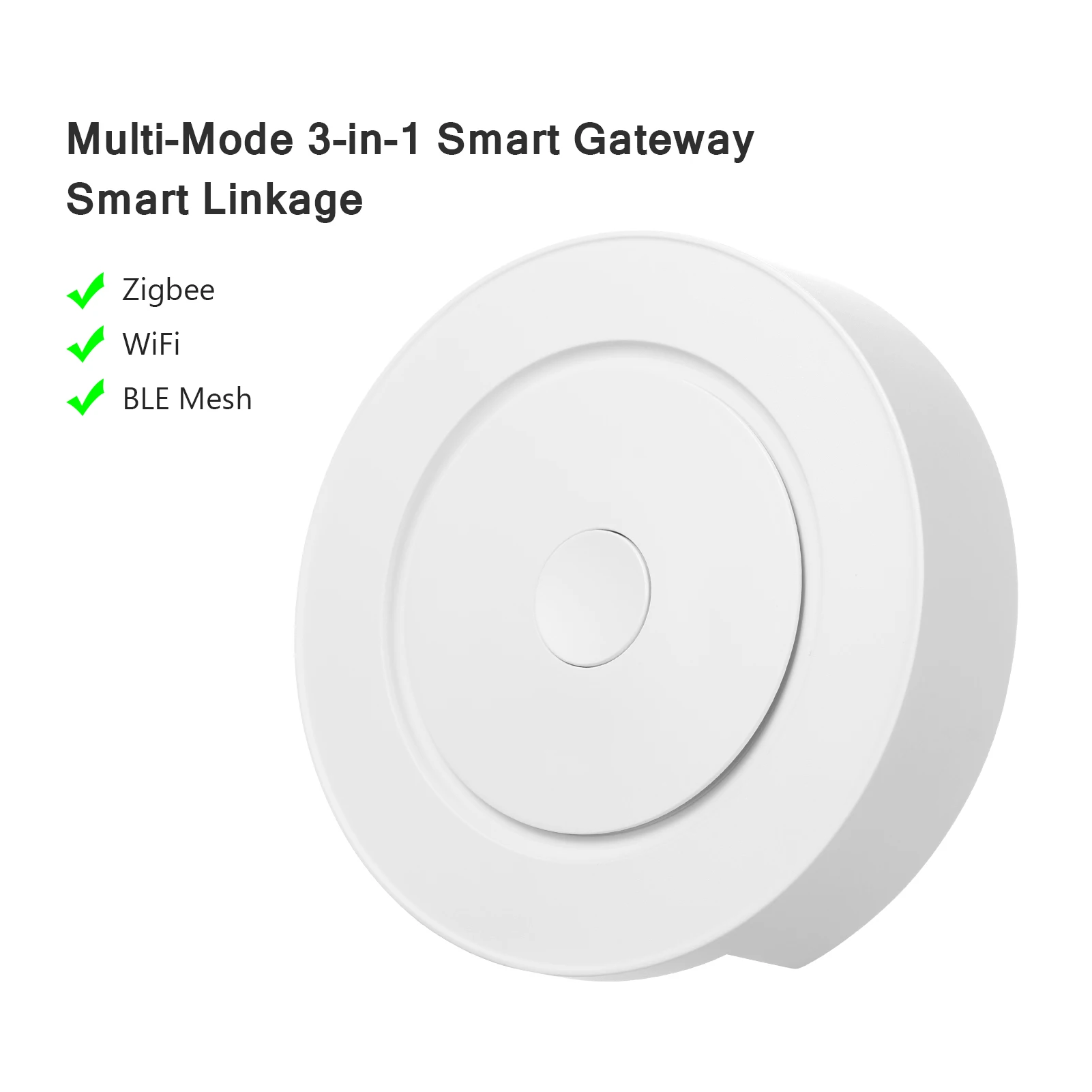 

KKmoon Tuya Zigbee Wi-Fi BLE сетки умный дом мост, которые поддерживают несколько режимов шлюз 3-в-1 двухсторонний Многофункциональный Интеллектуальный ...