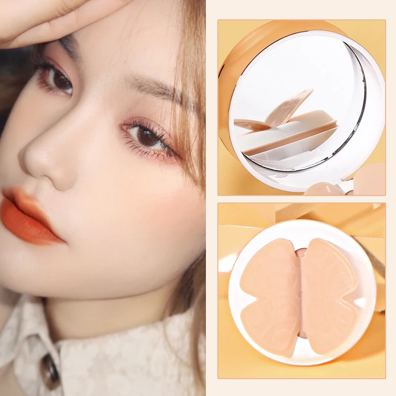 

Air Cushion BB Cream Butterfly Light Perception Hold Makeup Moisturize Concealer Foundation Liquid Not Take Off Makeup Cushion