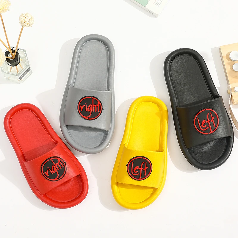 Мужские шлепанцы Летние пляжные сланцы Простые женские модные Нескользящие