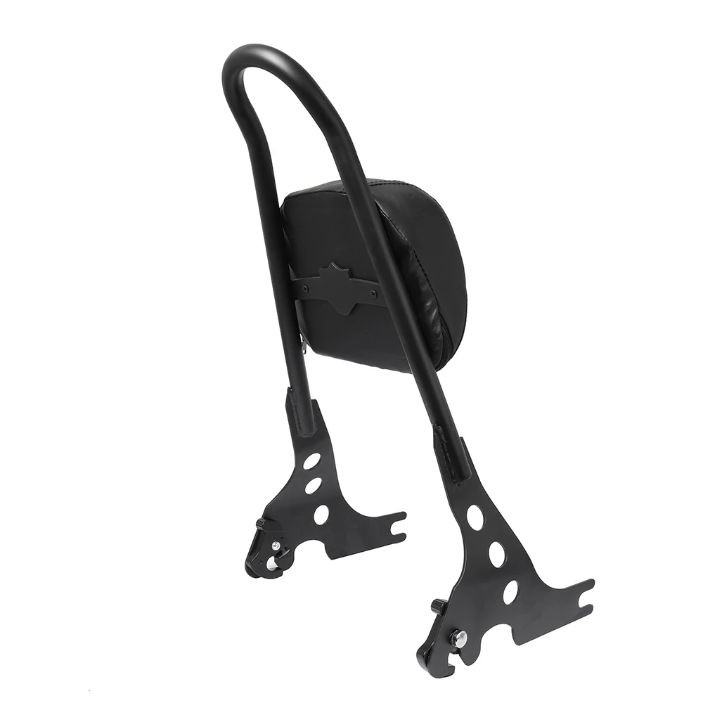 Мотоциклетная черная Съемная задняя пассажирская Сисси-бар подушка для спинки