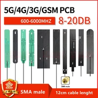 5pcs 2g3g4g5g fpcpcb internal antenna 10cm ipex4 connector 8 12dbi high gain 600 6000mhz 5g full band nb iot module antennas