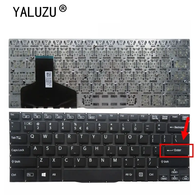 Новая клавиатура YALUZU для ноутбука Sony 13 13N SVF13 SVF13A SVF13N SVF13N100C SVF13N17 SVF13N18 SVF13NA1QT SVF