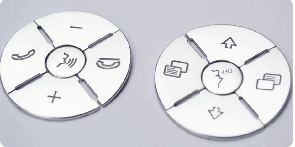 10 комплектов кнопки рулевого колеса ABS отделочные Чехлы защитные наклейки на