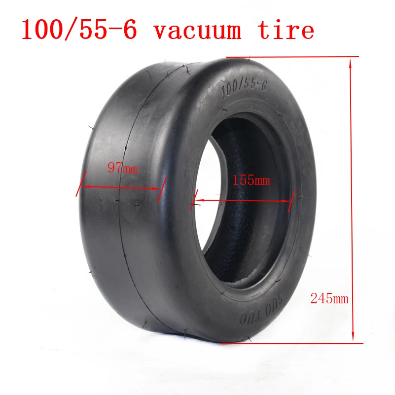 Высокое качество 100/55-6 вакуумные шины 10 дюймов бескамерные для электрического