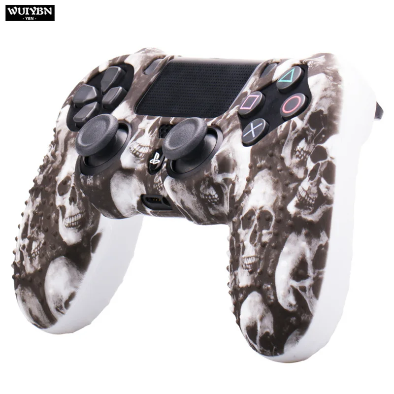 color 2 WUIYBN PS4 Цветной силиконовый защитный чехол геймпад Противоскользящий рукав для SONY playstation Dualshock 4 DS4 Pro тонкий контроллер - Цвет: color 2