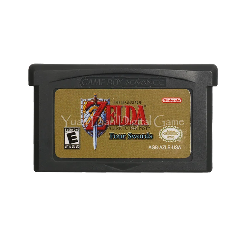 Для Nintendo GBA видеоигры картридж консоль карта Легенда Зельда ссылка на четыре