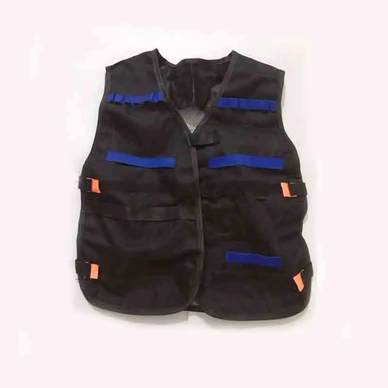 a vest Заправка Дротика s заправка Дротика пули для Nerf Элитной серии бластеров детский игрушечный пистолет синяя Мягкая Пуля пена пистолеты аксессуары - Цвет: a vest