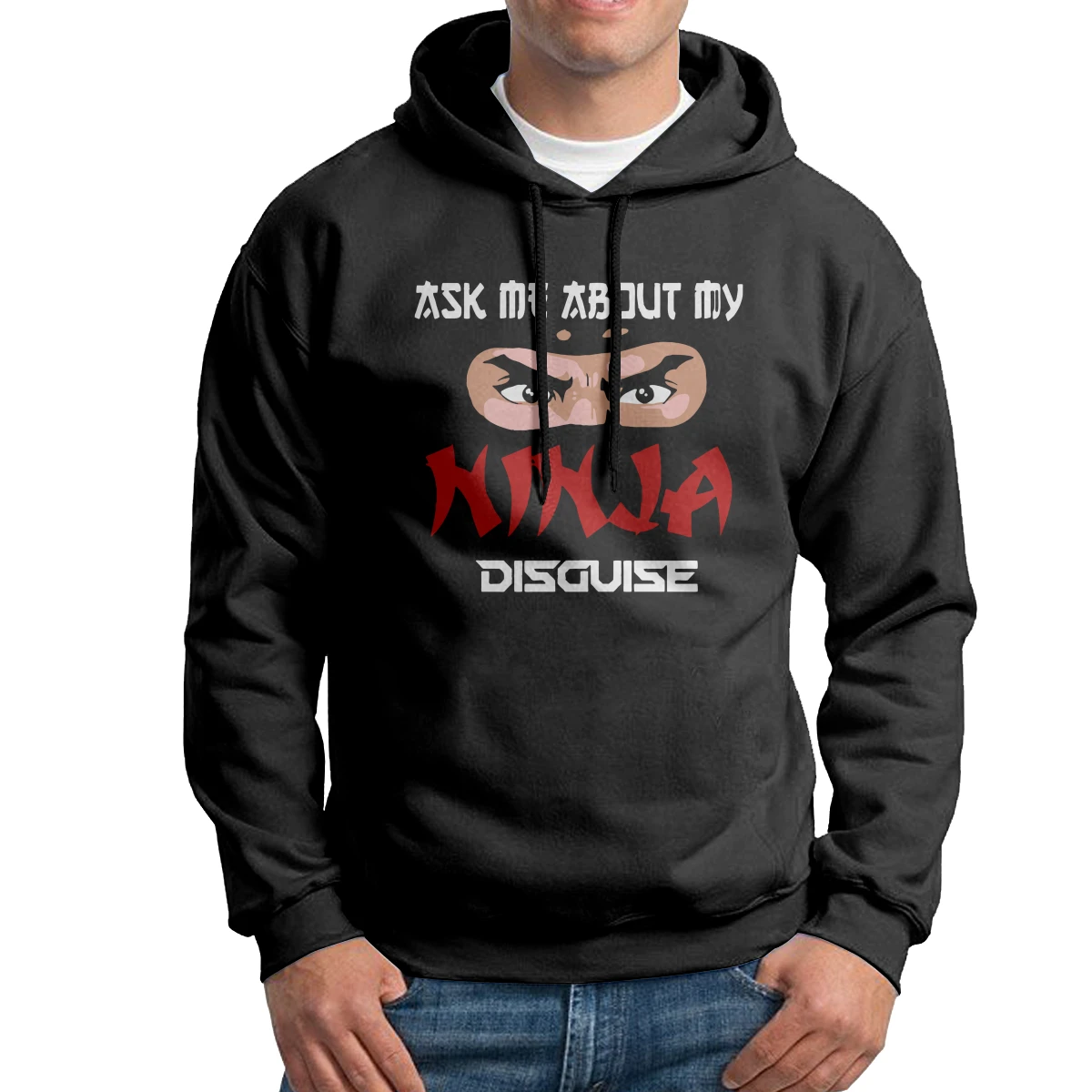 

Sini Tanya Ma Inyong Маскировка My Ninja толстовки мужские винтажные пуловеры из чистого хлопка Новое поступление Свитшот