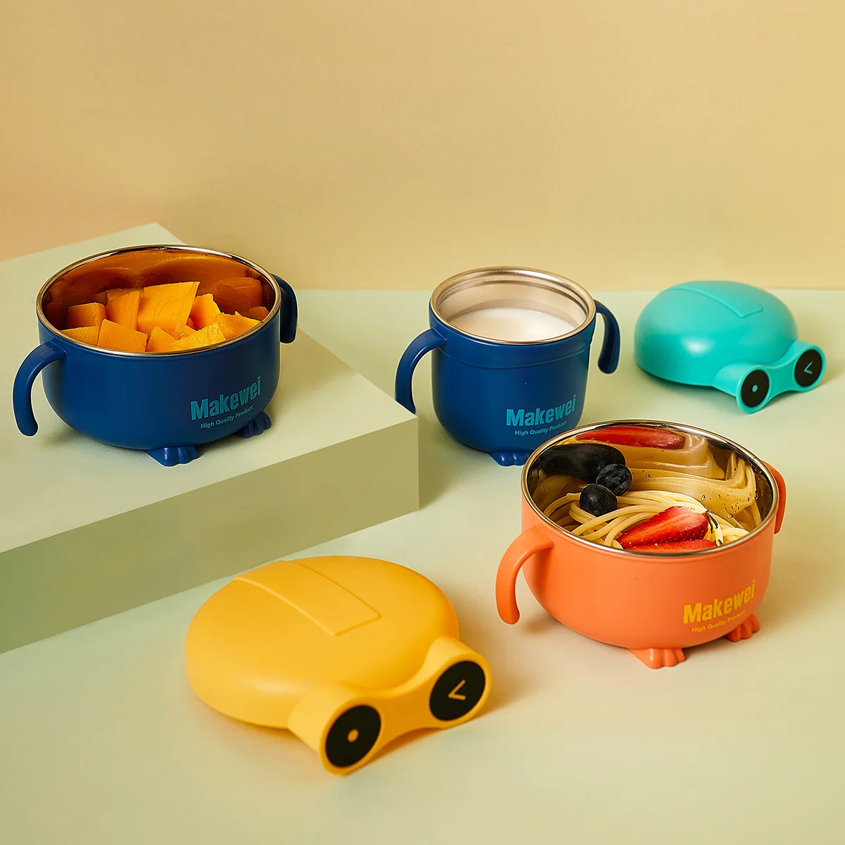 

Набор детской столовой посуды из нержавеющей стали 304