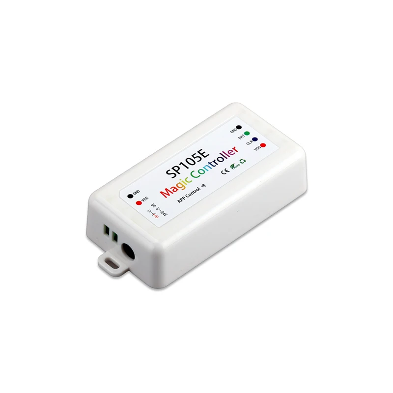 Приложение Smart Bluetooth SP105E IC SPI контроллер Диммер постоянного тока 5V 24V 2048 Пиксели 16