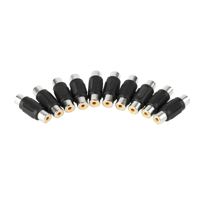 20 Piece RCA female to adapter coupler connector male joiners barrel changer convertors |