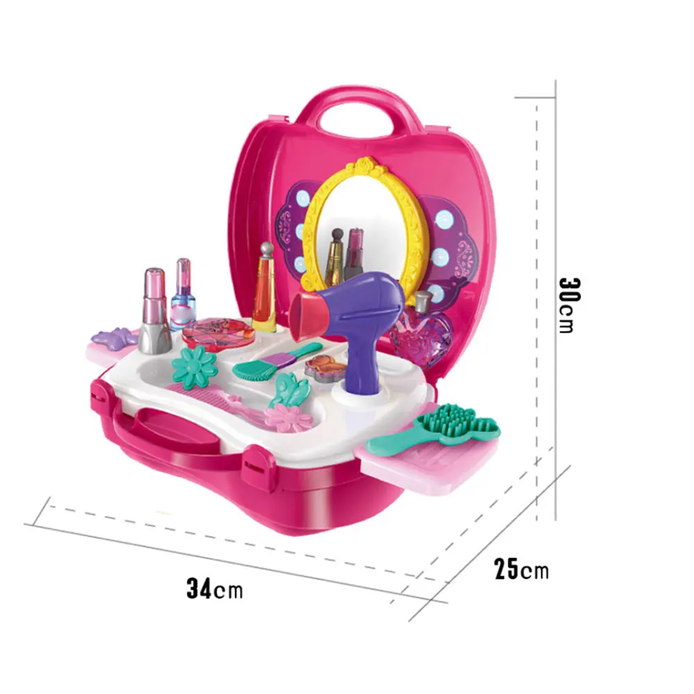 1 комплект детская коробка для макияжа игрушки мини ювелирные изделия туалетный
