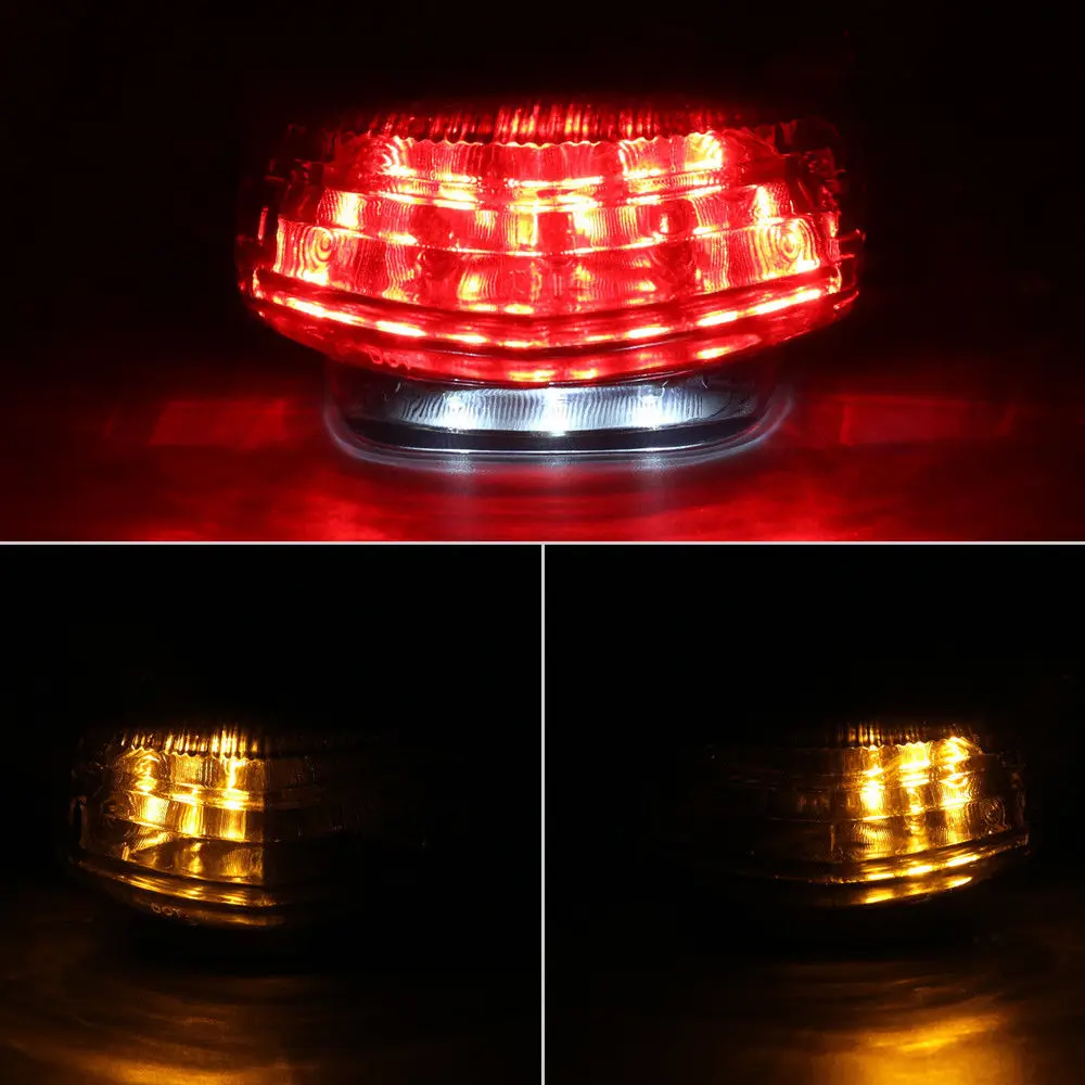 Дым светодиодный задний стоп-сигнал поворота светильник Подходит для Honda CBR600RR