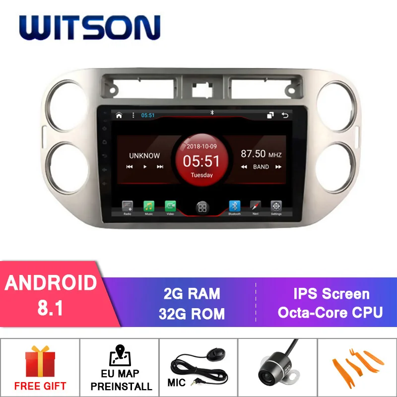 Автомобильное Радио WITSON 9 дюймов Android 10 0 Восьмиядерный процессор 4 Гб ОЗУ 64 ГБ