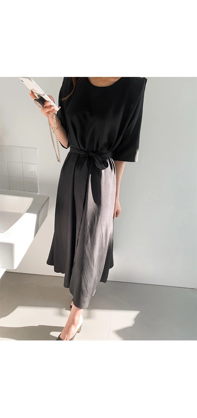 

Loose long dress q117
