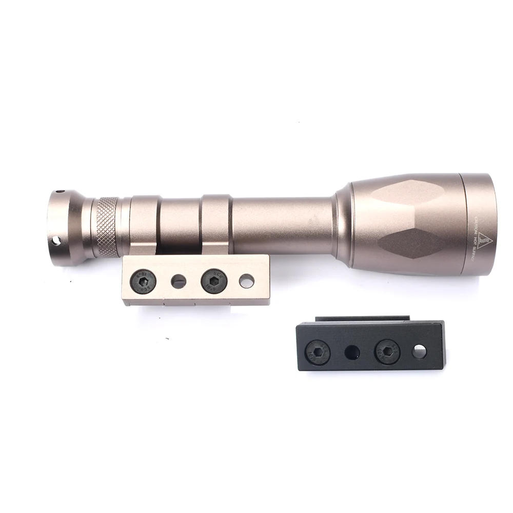 WADSN страйкбол M-lok Keymod опрокидывающийся Пикатинни m lok крепление для Surefir M300 M600 M600C M600B охотничий фонарик для оружия