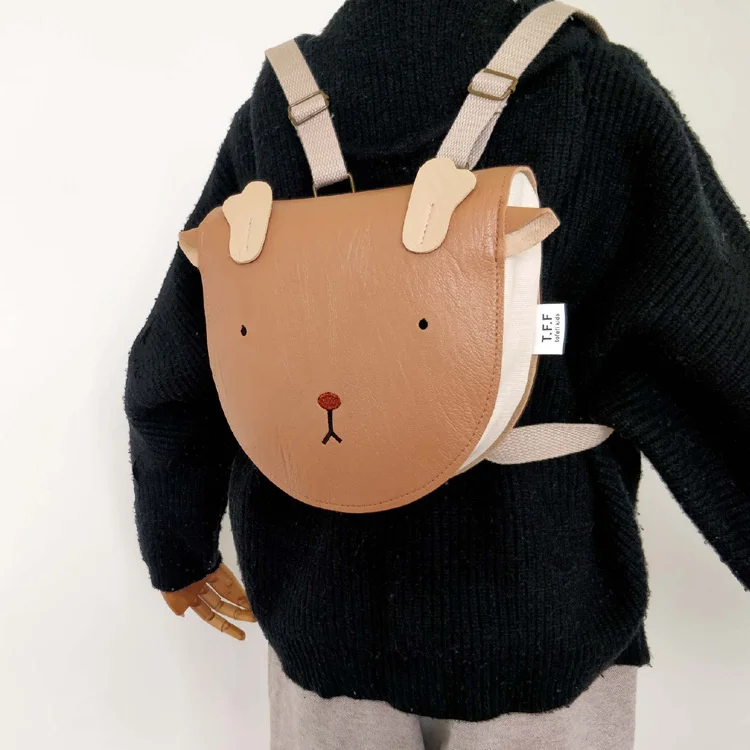 

Cute Toddler Baby Messenger Bag Children Kids Girls Fawn Shoulder Bag Handbag PU Bag Children Backpack Shoulder Bag