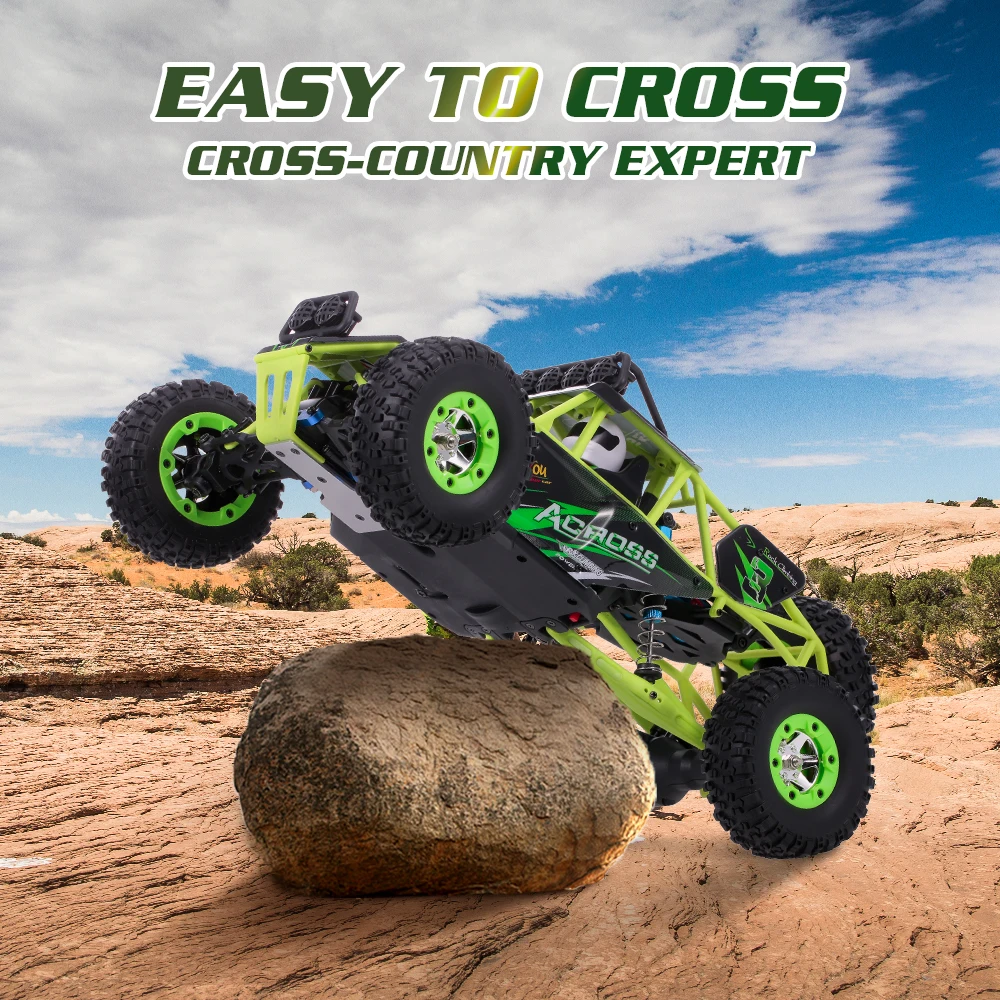 Wltoys 12428 1/12 RC альпинистская машина 2,4G 4WD 50 км/ч высокая скорость RC автомобиль электрические игрушки матовый гусеничный RTR внедорожник