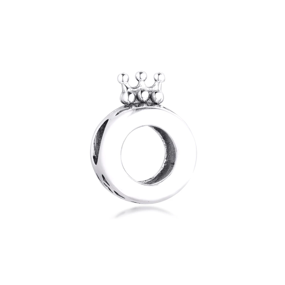 

Logo & Crown O Charm for Bracelets Girl Charm Beads for women new cheap 2020 Jewellry DIY 925 Sterling Silver Jewellry