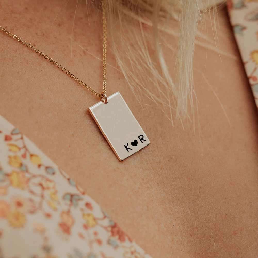 EManco индивидуальные инициалы прямоугольные многорядные буквы стандартные