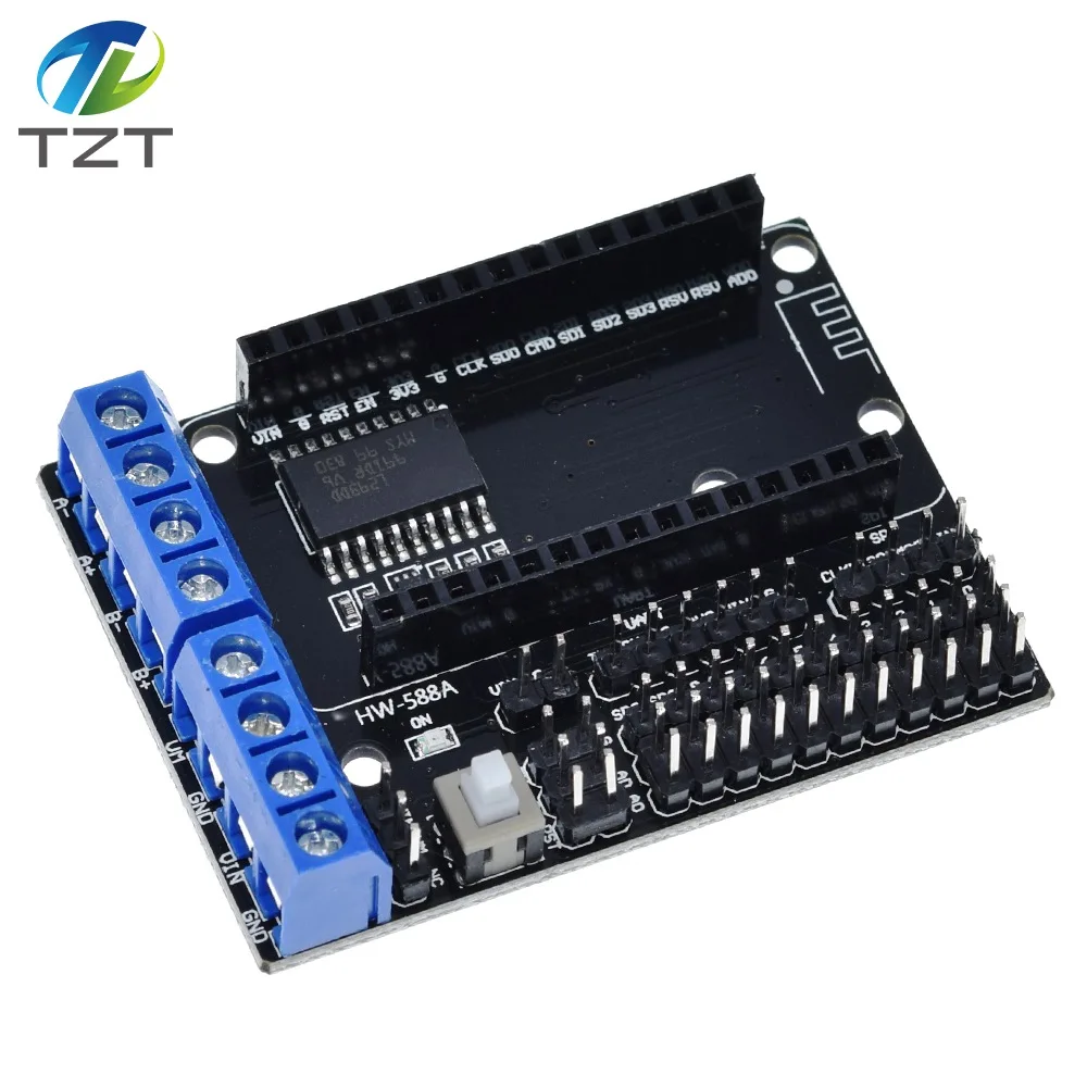 L293D щит для платы двигателя Беспроводной Wi Fi Esp8266 Esp 12E подходит Node MCU развитию