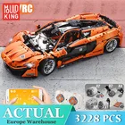 Молд Кинг 13090 приложение дистанционное управление McLaren P1 Hypercar строительные блоки кирпичи совместимы с lego technic игрушки
