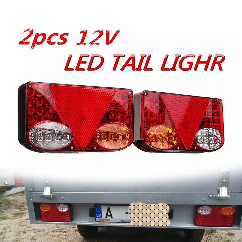 2X 12V светодиодный автомобиль грузовик с прицепом хвост светильник задний