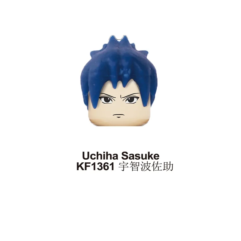 

Building Blocks Famous Anime Figures Hatake Kakashi Uzumaki Uchicha Deidara Tobi Itach Model For Children Head Toys KF6118