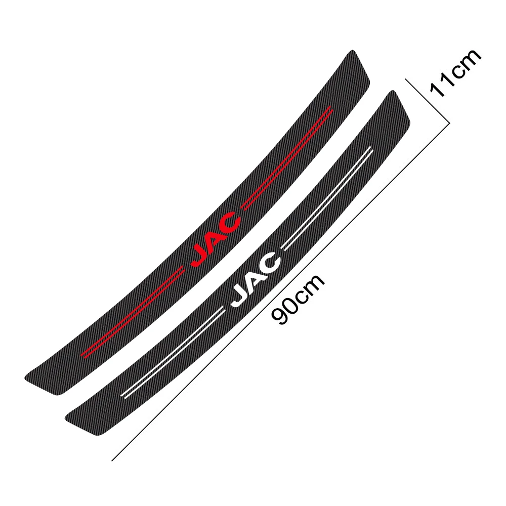 

Car Rear Bumper Anti Scrach Sticker For JAC Refine J3 J2 S5 A5 J5 J6 J4 Vapour S2 Auto Accessories Carbon Fiber Car Trunk Decal