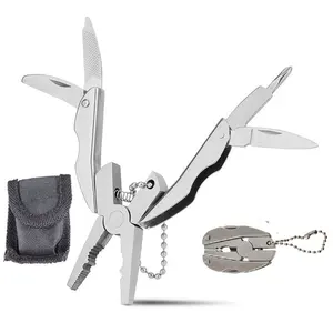 Портативный ручной инструмент, Мультитул, плоскогубцы, нож, отвертка, брелок, внешний