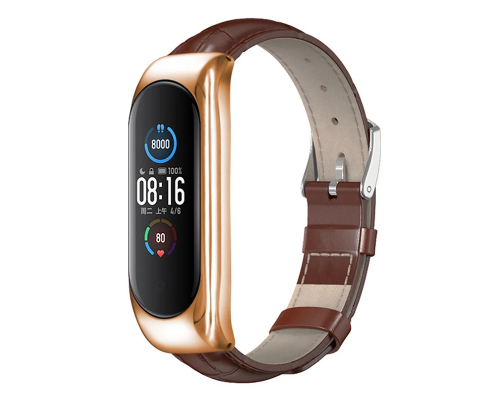 

For Xiaomi Mi Band 5 3 4 Strap Bracelet Sport Band Watch Leather Wrist Strap for Xiaomi Mi Band 3 Bracelet Mi Band 4 5 Strap