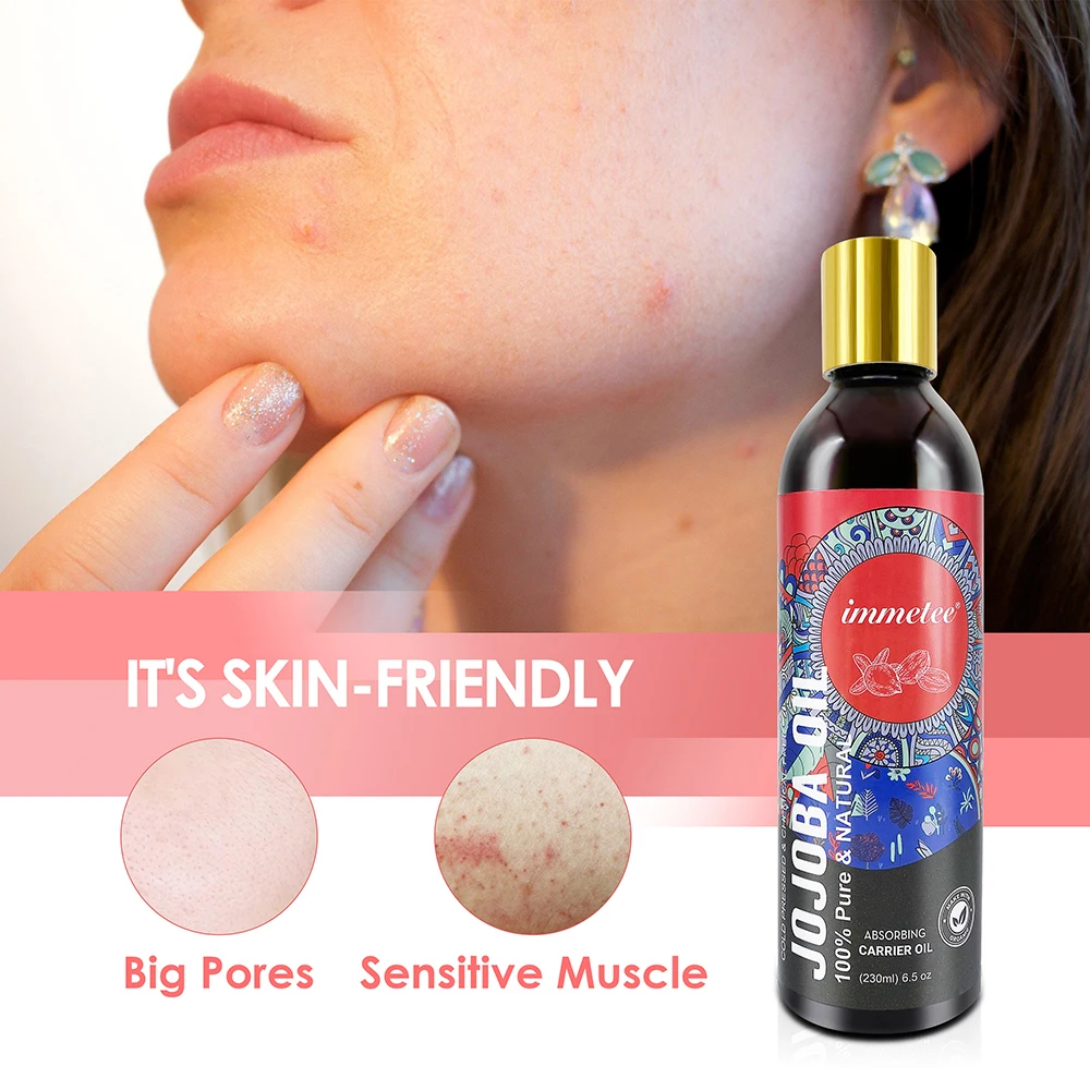 

Spa Massage Oil Carrier Oil Jojoba Essential Oil Skin Hair Care Bath Maintenance Jojoba Oil 230ml