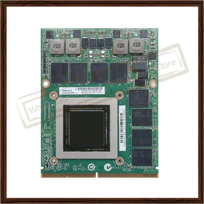 Оригинальный ноутбук графический GPU карта N12E-Q5-A1 для Dell precision M6600 видеокарта |