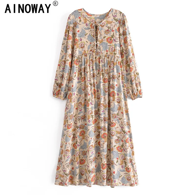 В винтажном стиле Женские туфли с кисточкой и цветочным принтом пляжное богемное