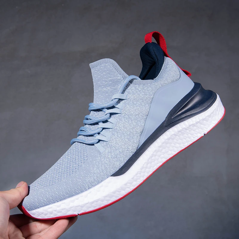 SALUDAS Men Sports Shoes Sneakers Lightweight Breathable Canvas Shoes Outdoor Running Shoes Casual Zapatillas Tennis Shoes