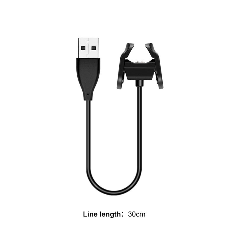 Красный IONCT USB зарядное устройство для Xiaomi mi Band 4 зарядное устройство Сменный адаптер кабель зажим аксессуары mi Band 4 зарядная кабельная линия зарядка - Цвет: Красный