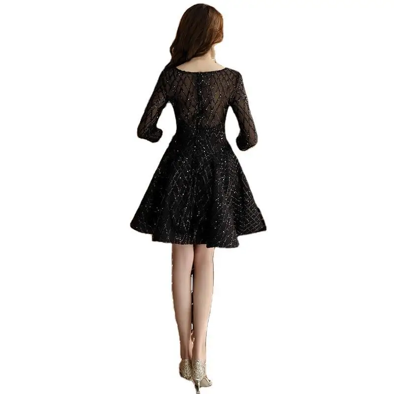 

The little black dress annual meeting of the new party dress dress socialite brief paragraph for the reception