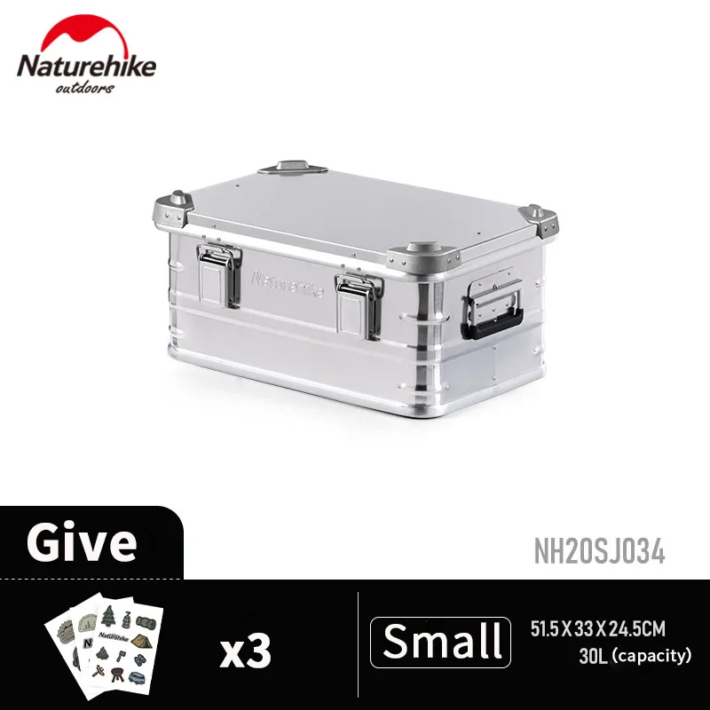 Туристический переносной бокс Naturehike 30-80 л из алюминиевого сплава вместительный
