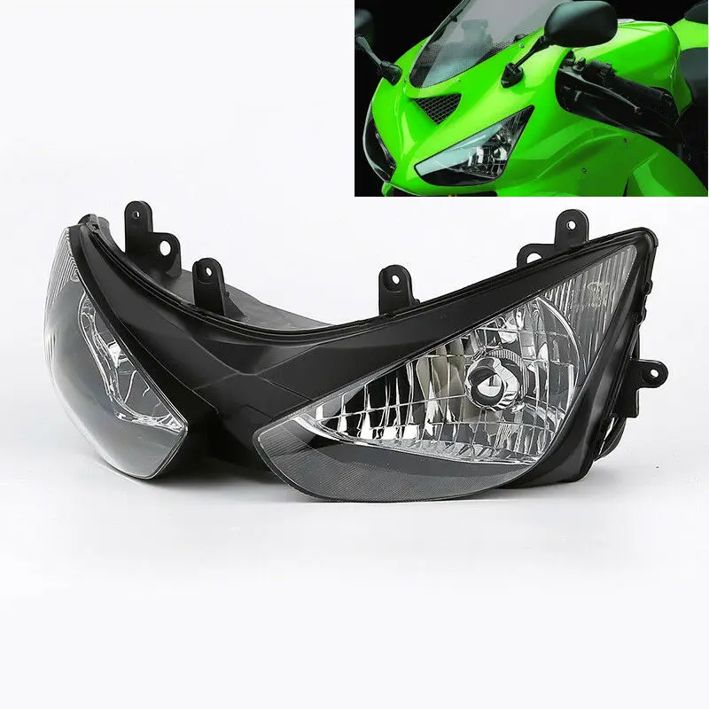 Передняя фара в сборе для мотоцикла Kawasaki Ninja ZX6R ZX 6R ZX636 2005 2006| |