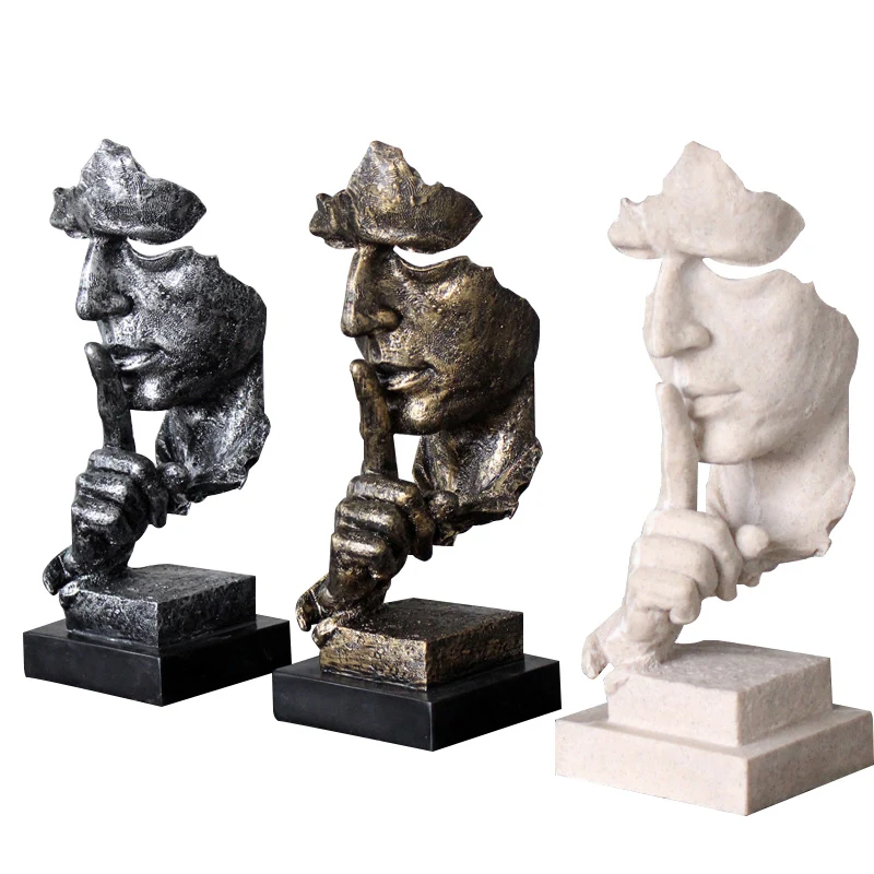 Абстрактная скульптура персонажа истончика для украшения дома статуэтки