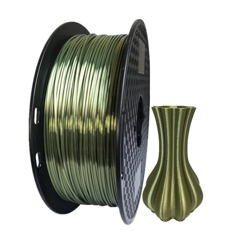 

Bronze Silk PLA 1.75mm 3D Printer Filament Luxury Silky Rich Luster 250g/500g/1kg Shiny 3D Pen Printing Materials Consumables