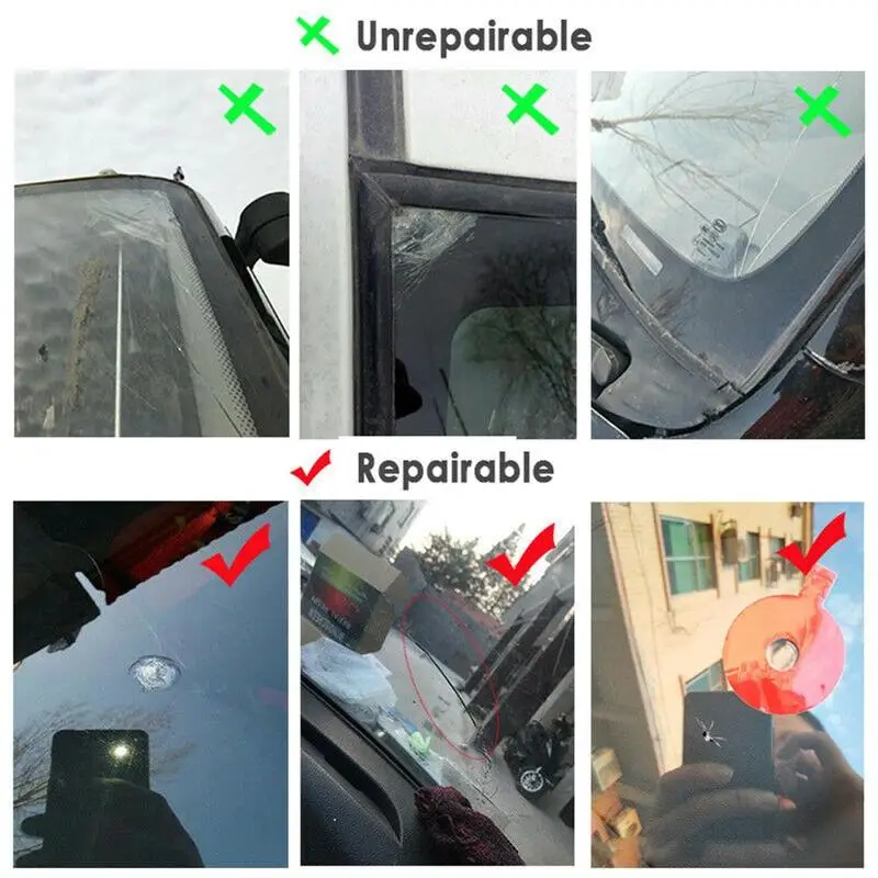 

Glass Repair Fluid Glass Nano Repair Fluid DIY Automotive Repair Kit Glass Glass Of Tools Repair Cracks Fluid Car Set Winds Q7R7