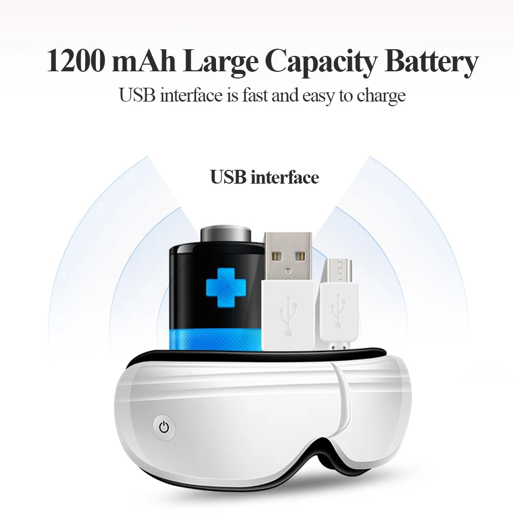 安い Anada電気振動音楽目massagerwrinkle疲労緩和インテリジェントエアバッグ温湿布療法目のケアツール