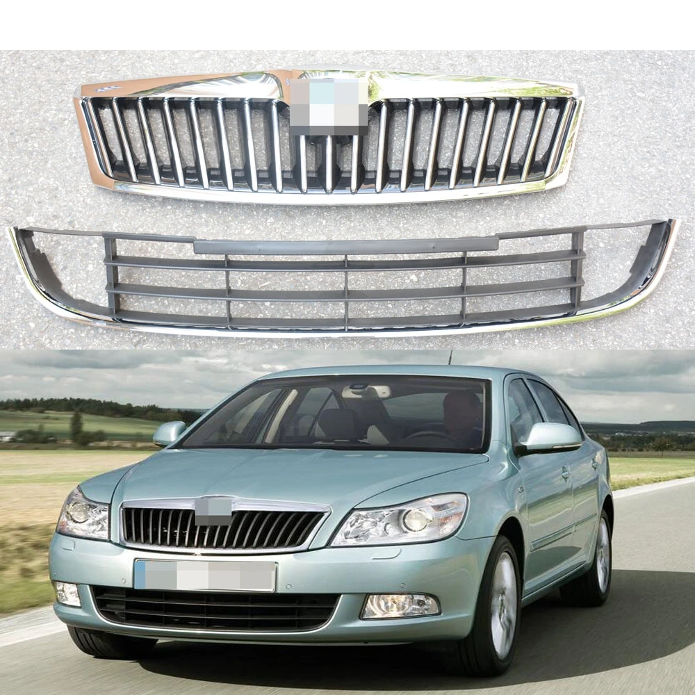 2 шт. передний бампер хромированная сетка капот решетки набор сетки верхняя +