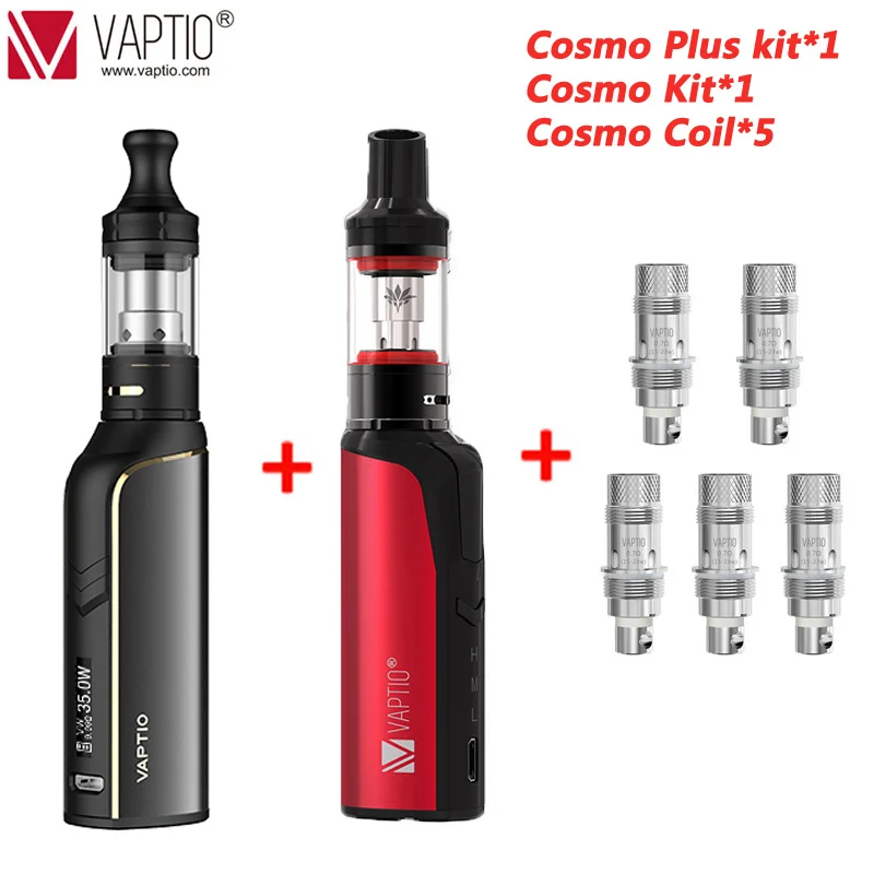 【Big Sale】VAPTIO Цвет болотный серо зеленый плюс коробка Mod Starter Kit 1500 мА/ч Батарея 35W