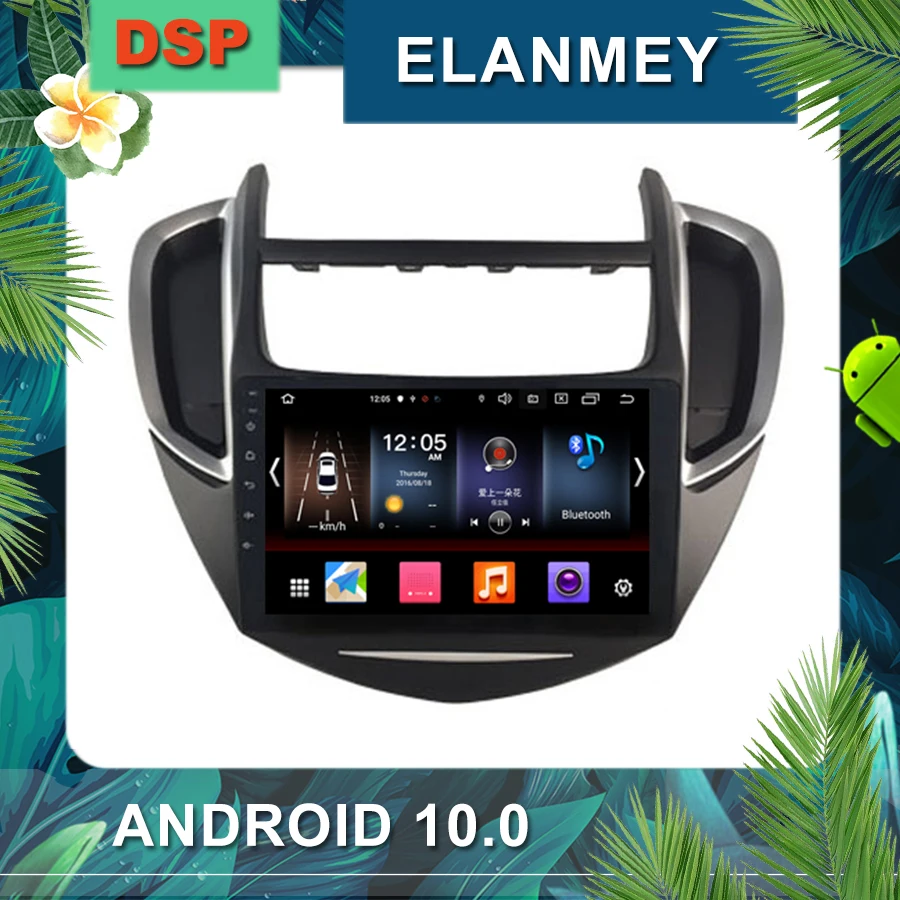 Новейший Android 10 0 автомобильный радиоприемник для Chevrolet TRAX 2014 2016 Автомобильный