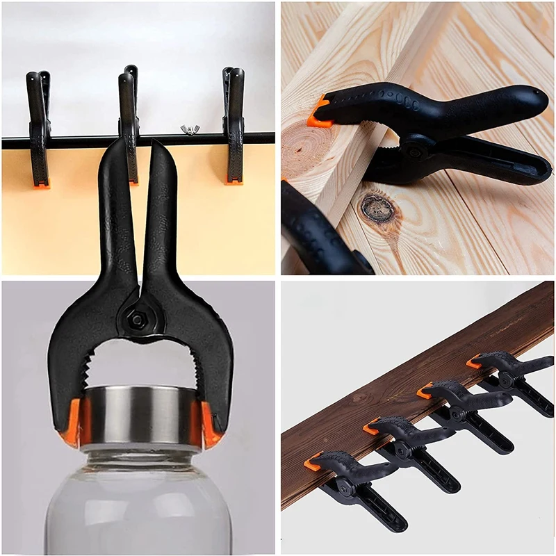 Clamps Set Of 6 150 Mm One-Hand And Spring Clamp For Precise Fixing Quick Release Screw | Инструменты