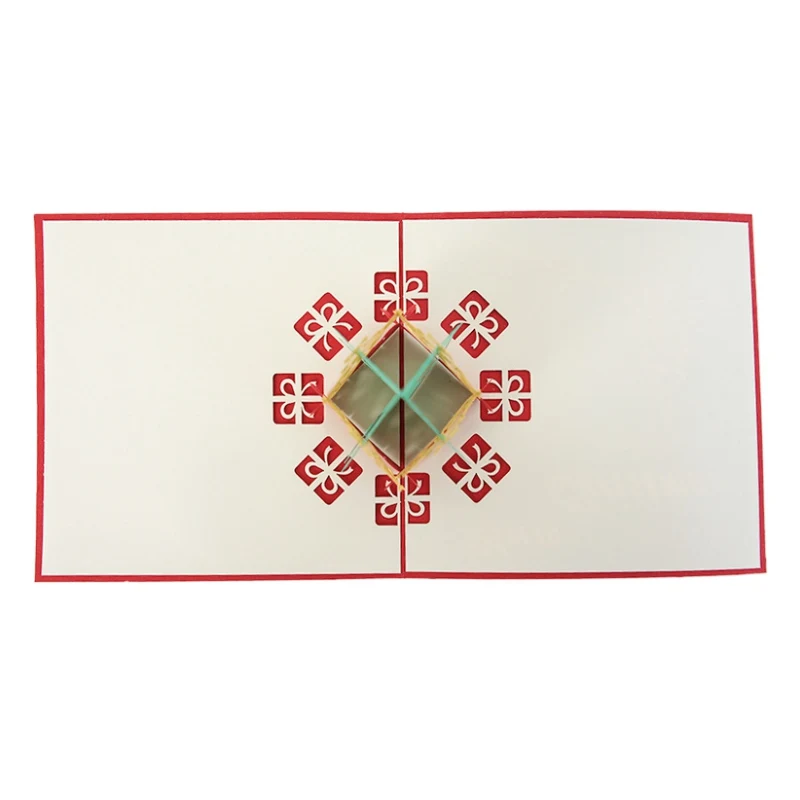 Рождественские открытки 3D всплывающая Рождественская елка поздравительная